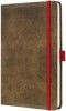 Notizbuch CONCEPTUM   Design Vintage brown  Hardcover  liniert  ähnlich A5  mit zahlreichen Features