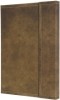 Notizbuch CONCEPTUM   Design Vintage brown  Hardcover  kariert  ähnlich A5  Magnetverschluss  mit zahlreichen Features