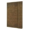 Notizbuch CONCEPTUM   Design Vintage brown  Hardcover  kariert  ähnlich A4  Magnetverschluss  mit zahlreichen Features