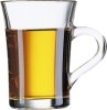 Henkelbecher AMOS für Tee oder Kaffee aus gehärtetem Glas  Inhalt 0 23 ltr.  6 Stück