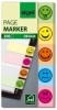 Haftmarker Design Smile  grün  gelb  orange  blau  rot  20x50 mm  200 Streifen