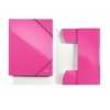 Eckspannermappe WOW - A4  Füllhöhe 250 Blatt  Karton  pink-metallic