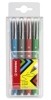 Tintenroller worker  colorful  Etui mit 4 Stiften