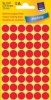 3141 Markierungspunkte  Ø“ 12 mm  5 Blatt/270 Etiketten  rot
