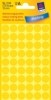 3144 Markierungspunkte  Ø“ 12 mm  5 Blatt/270 Etiketten  gelb