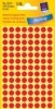 3010 Markierungspunkte  Ø“ 8 mm  4 Blatt/416 Etiketten  rot