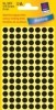 3009 Markierungspunkte  Ø“ 8 mm  4 Blatt/416 Etiketten  schwarz