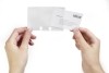Visitenkarten-Ersatzhüllen VISIFIX  FLIP/DESK  PVC  für Karten 104 x 72 mm  transparent