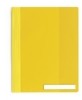 Sichthefter mit Beschriftungsfenster  Hartfolie  DIN A4 überbreit  gelb