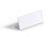 Tischaufsteller in L-Form  Schild weiß  150 x 64 mm  10 Stück