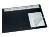 Schreibunterlage mit Jahreskalender  PVC  650 x 520 mm  2 mm  schwarz
