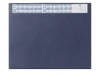 Schreibunterlage mit Jahreskalender  PVC  650 x 520 mm  2 mm  dunkelblau