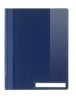 Sichthefter mit Beschriftungsfenster  Hartfolie  DIN A4 überbreit  dunkelblau