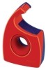 Handabroller für Klebefilm - tesa Easy Cut    33 m x 19 mm  rot/blau