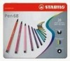 Fasermaler Pen 68 Etui  Metalletui mit 20 Stiften