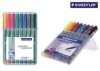 Feinschreiber Universalstift Lumocolor non-permanent  S  STAEDTLER Box mit 8 Farben