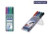 Feinschreiber Universalstift Lumocolor non-permanent  B  STAEDTLER Box mit 4 Farben