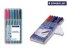 Feinschreiber Universalstift Lumocolor non-permanent  B  STAEDTLER Box mit 6 Farben