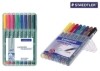 Feinschreiber Universalstift Lumocolor non-permanent  F  STAEDTLER Box mit 8 Farben