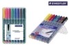 Feinschreiber Universalstift Lumocolor permanent  F  STAEDTLER Box mit 8 Farben
