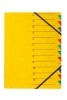 Ordnungsmappen EASY - mit 12 Fächern  gelb