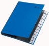 Pultordner Color-Einband - Tabe A - Z  24 Fächer  Farbe blau