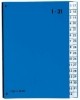 Pultordner Color-Einband - Tabe 1 - 31  32 Fächer  Farbe blau