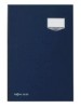 Unterschriftsmappen DE LUXE - Leinen-Einband  mit 20 Fächern  blau