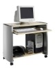 Design Line PC Arbeitsstation  metallic silber/ahorn