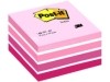 Haftnotiz-Würfel - 76 x 76 mm  pastellpink