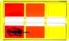 Index 680  Etui mit 3 x 20 Streifen - 25 4 x 43 2 mm  rot  gelb  orange