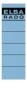 Ordnerrückenschilder  kurz/breit  blau  10 Stück
