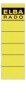 Ordnerrückenschilder  kurz/breit  gelb  10 Stück