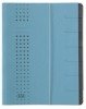 Ordnungsmappe chic  Karton (RC)  450 g/qm  A4  7 Fächer  blau