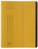 Ordnungsmappe chic  Karton (RC)  450 g/qm  A4  7 Fächer  gelb
