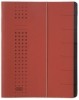 Ordnungsmappe chic  Karton (RC)  450 g/qm  A4  7 Fächer  rot