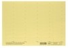 vertic  Beschriftungsschild für Registratur  58 x 18 mm  gelb  50 Stück