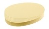 Moderationskarte  Oval  190 x 110 mm  gelb  500 Stück