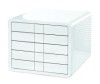 Schubladenbox i-Box  DIN A4/C4  5 geschlossene Schubladen  weiß