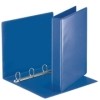 Ringbuch Präsentation  mit Taschen  A4  PP  4 Ringe  30 mm  blau