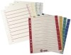 Trennblätter  farbiger Organisationsdruck - A4  rot  100 Stück
