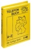 Telefonringbuch - DIN A5  gelb  inkl. Einlagen und 12-teiliges Register A-Z