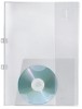 Angebotsmappen Crystal  mit CD-Steckfach  transparent