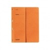 Ösenhefter A4 1/2 Vorderdeckel kfm. Heftung  orange  Manilakarton  250 g/qm