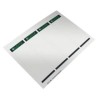 PC-beschriftbare Rückenschilder selbstklebend  Papier  kurz  breit  400 Stück  grau