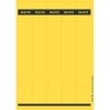 PC-beschriftbare Rückenschilder selbstklebend  Papier  lang  schmal  125 Stück  gelb