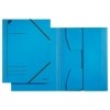Eckspannermappe  A4  Füllhöhe 350 Blatt  Colorspankarton  blau