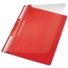 Einhängehefter Universal  A4  2 kurze Beschriftungsfenster  PVC  rot