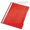Hefter Standard  A4  langes Beschriftungsfeld  PVC  rot