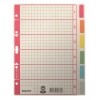 Blanko-Register 230 g/qm Karton  farbig bedruckt - A5  6 Blatt